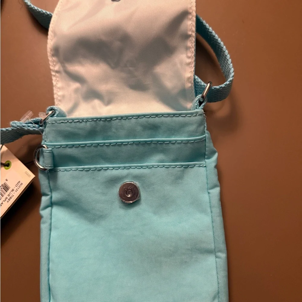 Kipling Tissy Aqua Crossbody Bag phone bag - Picture 5 of 8